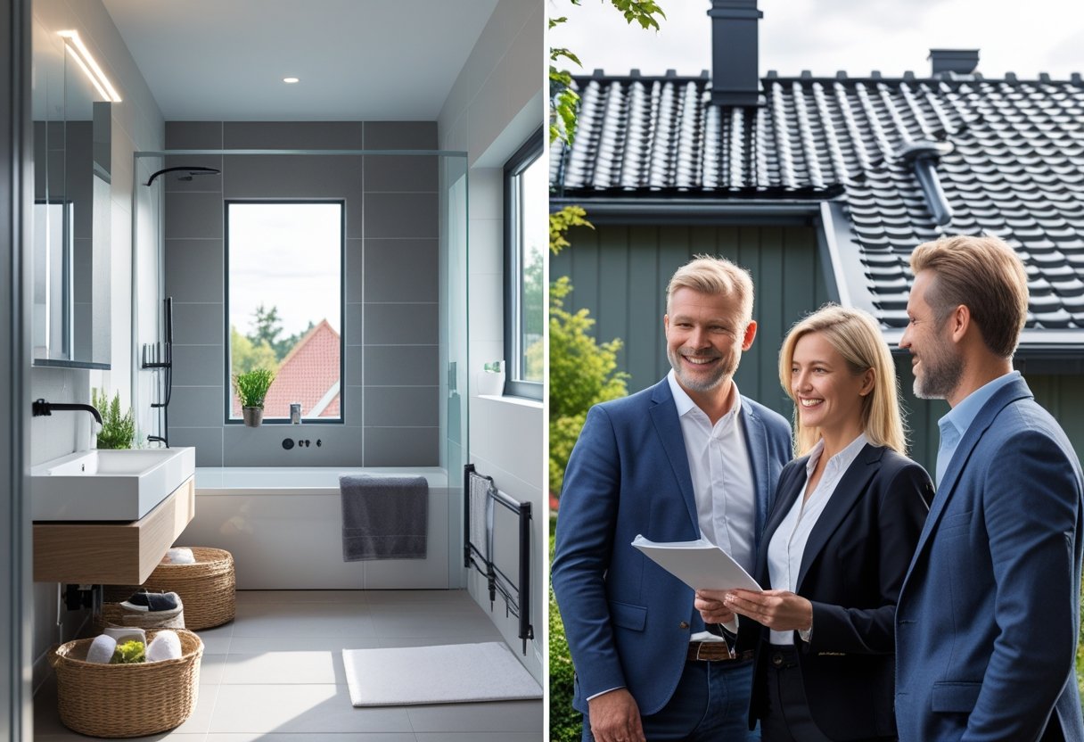 Saadan faar du et nyt badevaerelse og tag i Frederiksberg og Tune